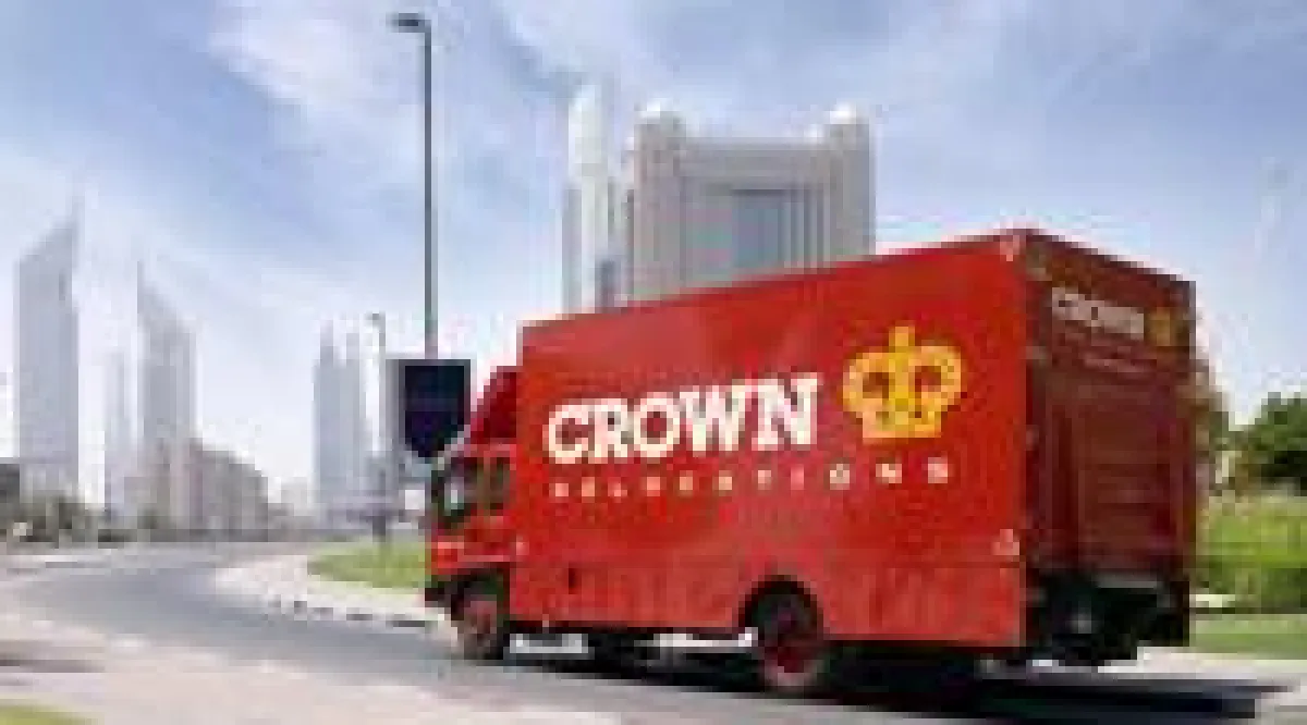 Crown Relocations Truck in Dubai.
