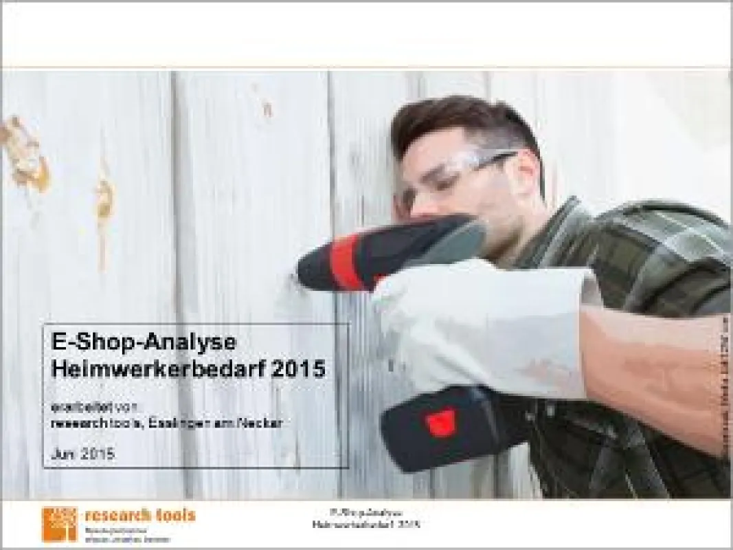 E-Shop-Analyse Heimwerkerbedarf 2015