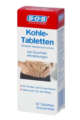 Bild: SOS Kohle-Tabletten*: Schnelle Hilfe bei Durchfallerkrankungen