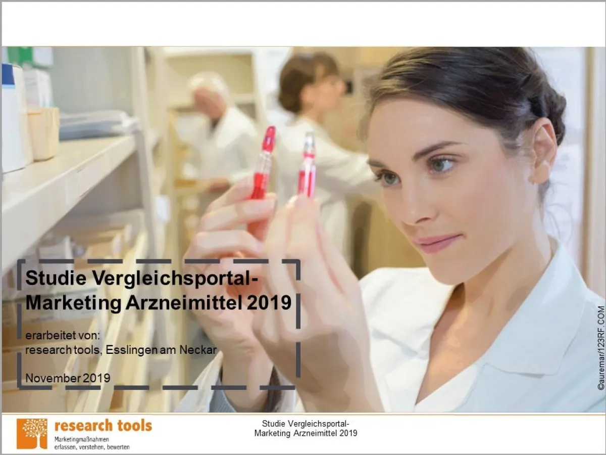 Studie Vergleichsportal-Marketing Arzneimittel 2019