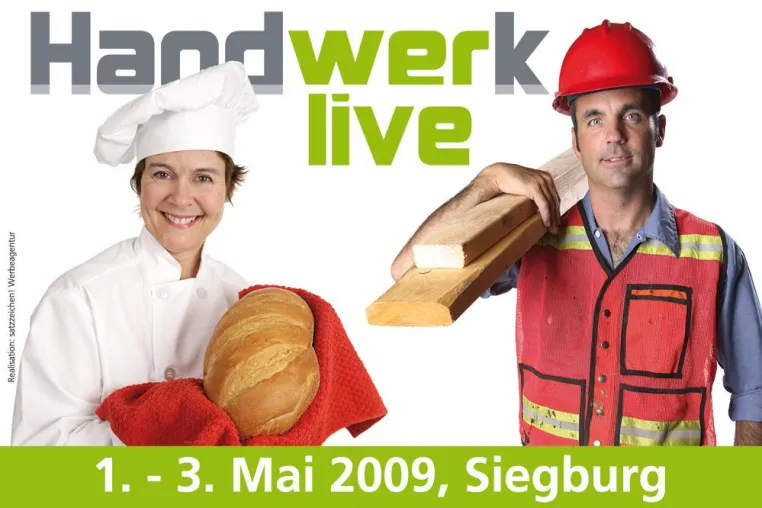 Bild: 1. Siegburger Handwerker-Messe "Handwerk live" fördert Dialog zwischen Betrieben und Kunden