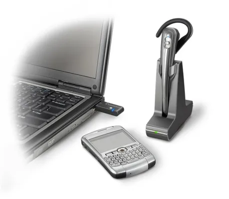 Bild: Neues Microsoft-zertifiziertes Bluetooth-Headset von Plantronics für Mobiltelefon und Unified Communications