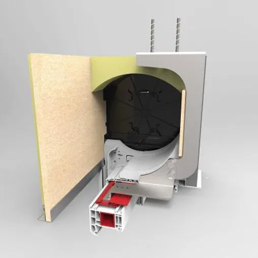 Lehr-Rollladenkastensysteme – mit dritter Ankerkomponente zur berechenbaren Elementemontage Bild: Lehr-Rollladenkastensysteme – mit dritter Ankerkomponente zur berechenbaren Elementemontage
