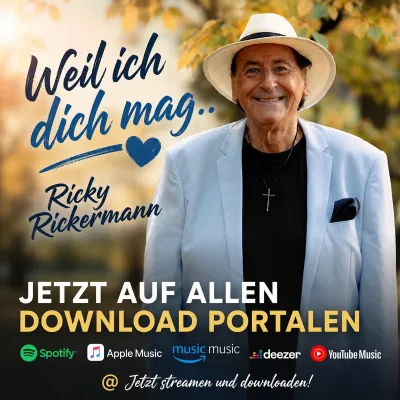 Weil ich dich mag - die neue Liebeshymne von Ricky Rickermann Bild: Weil ich dich mag - die neue Liebeshymne von Ricky Rickermann