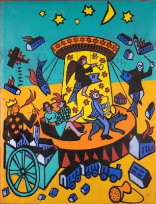 PETER LOEDING - NEUE FARBHOLZSCHNITTE Bild: PETER LOEDING - NEUE FARBHOLZSCHNITTE