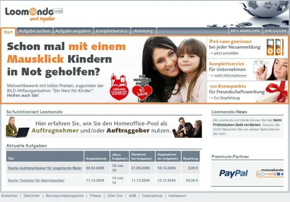 Bild: Malen für den guten Zweck - Auf Loomondo „Ein Herz für Kinder“ unterstützen