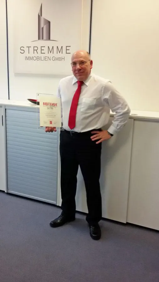 Stephan Stremme mit dem Zertifikat: BELLEVUE BEST PROPERTY AGENT 2018
