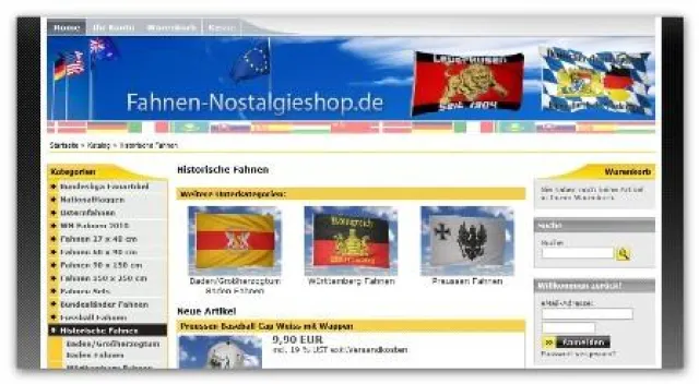 Fussball Fan Fahnen im Fahnen Shop Bild: Fussball Fan Fahnen im Fahnen Shop