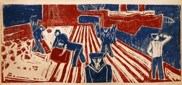 Bild: Die galerie carstensen zeigt expressionistische Originalgrafik aus der Sezessionszeit von Arnold Fiedler