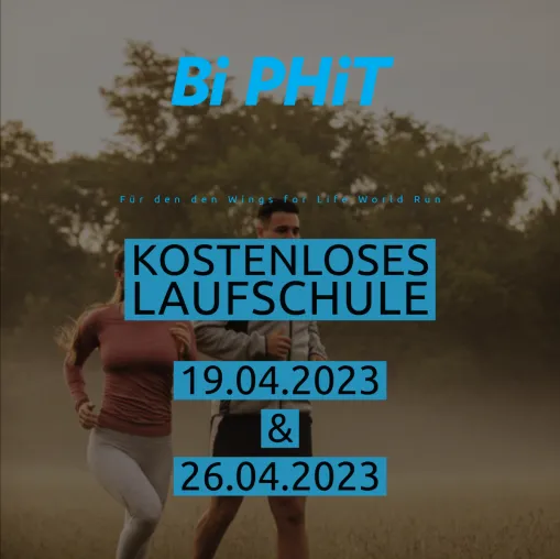 Bi PHiT motiviert zur Teilnahme am Wings for Life World Run 2023 Bild: Bi PHiT motiviert zur Teilnahme am Wings for Life World Run 2023