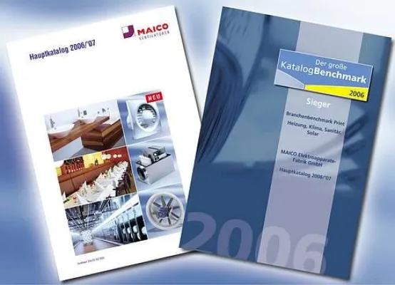 Bild: Katalogerstellung für MAICO Ventilatoren: Auszeichnung beim KatalogBenchmark 2006