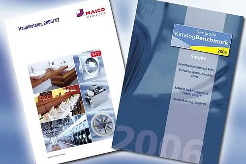 Bild: Katalogerstellung für MAICO Ventilatoren: Auszeichnung beim KatalogBenchmark 2006