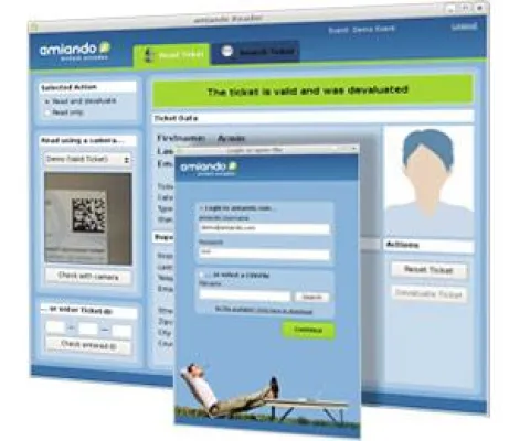 Bild: amiando AG entwickelt neues System zur Einlasskontrolle