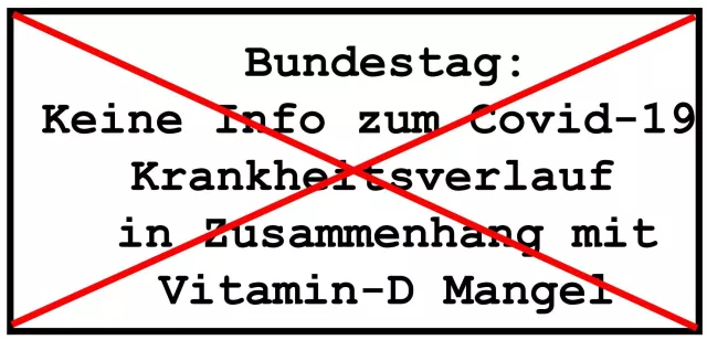 Bild: Covid-19: Antrag zur Empfehlung von Vitamin-D Einnahme im Bundestag abgelehnt.