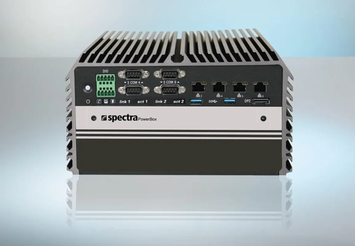 Anspruch an Industrielle PC-Systeme. Die Spectra PowerBox 3294 umgebungsresistent und flexibel