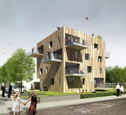 Bild: Holz – Baustoff der Zukunft