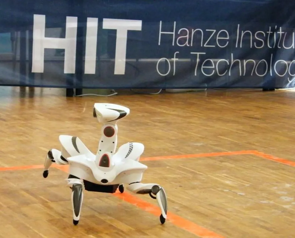 Ein Roboter ist ein gutes Beispiel für den Einsatz von Sensortechnologie