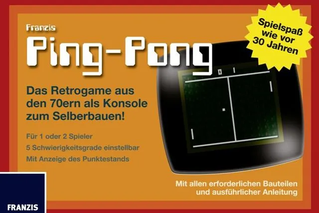 Bild: Ping-Pong spielen: Das Retrogame zum Selberbauen