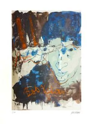 Bild: Neu von Armin Mueller-Stahl: Bob Dylan Portrait (Siebdruck)