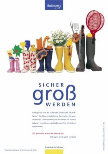 Sicher in den Sommer: Neues Kampagnenmotiv von „Solingen: Sicher groß werden“ veröffentlicht Bild: Sicher in den Sommer: Neues Kampagnenmotiv von „Solingen: Sicher groß werden“ veröffentlicht