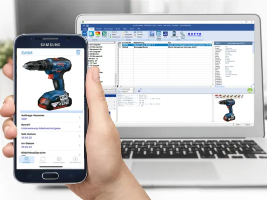 Durchweg digital - Geräte & Werkzeuge inventarisieren Bild: Durchweg digital - Geräte & Werkzeuge inventarisieren
