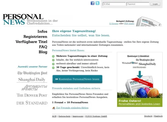 Bild: Erste individuelle Tageszeitung ist gestartet