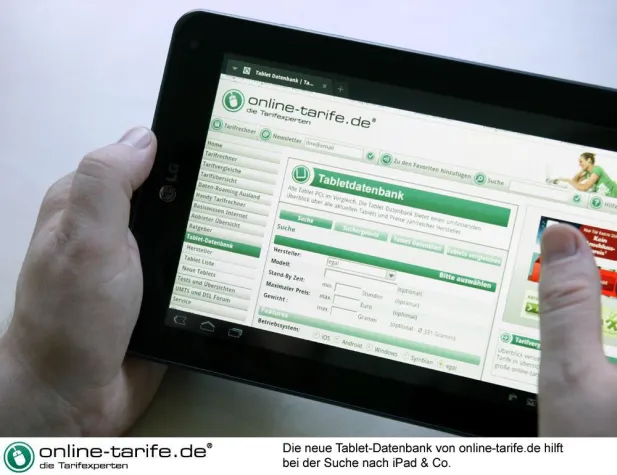 Tablet-Computer weiter im Trend - neue Datenbank schafft Überblick Bild: Tablet-Computer weiter im Trend - neue Datenbank schafft Überblick