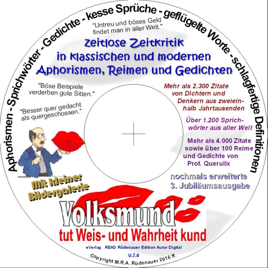 Volksmund tut Weis- und Wahrheit kund (ISBN 978-3-943788-41-9), 29,95 Euro inkl. Versand