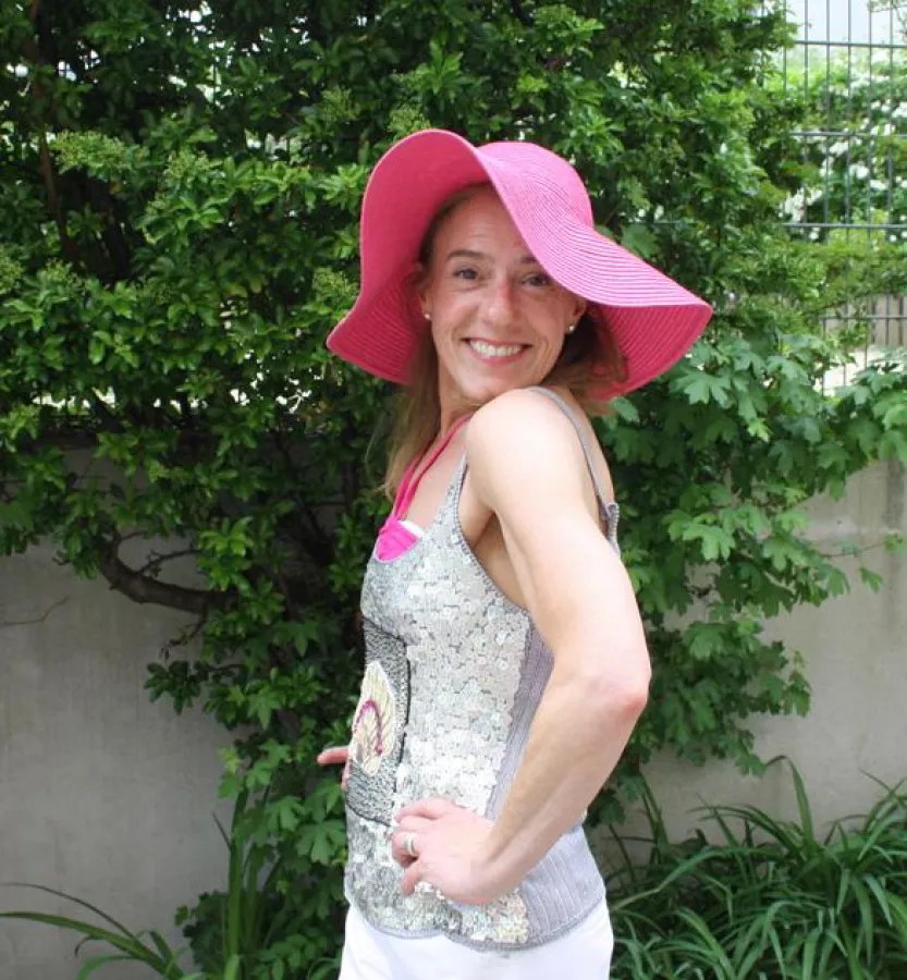 Die Leiterin von „kiloweise“ Tanja Hofmann eröffnete die Modenschau persönlich.