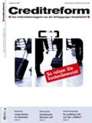Bild: Creditreform-Magazin in der LAE 2009 vor Impulse sowie Markt und Mittelstand