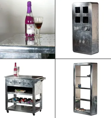 Bild: Der neueste Möbeltrend: Aluminium und Fliegerlook