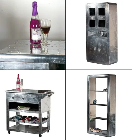 Bild: Der neueste Möbeltrend: Aluminium und Fliegerlook
