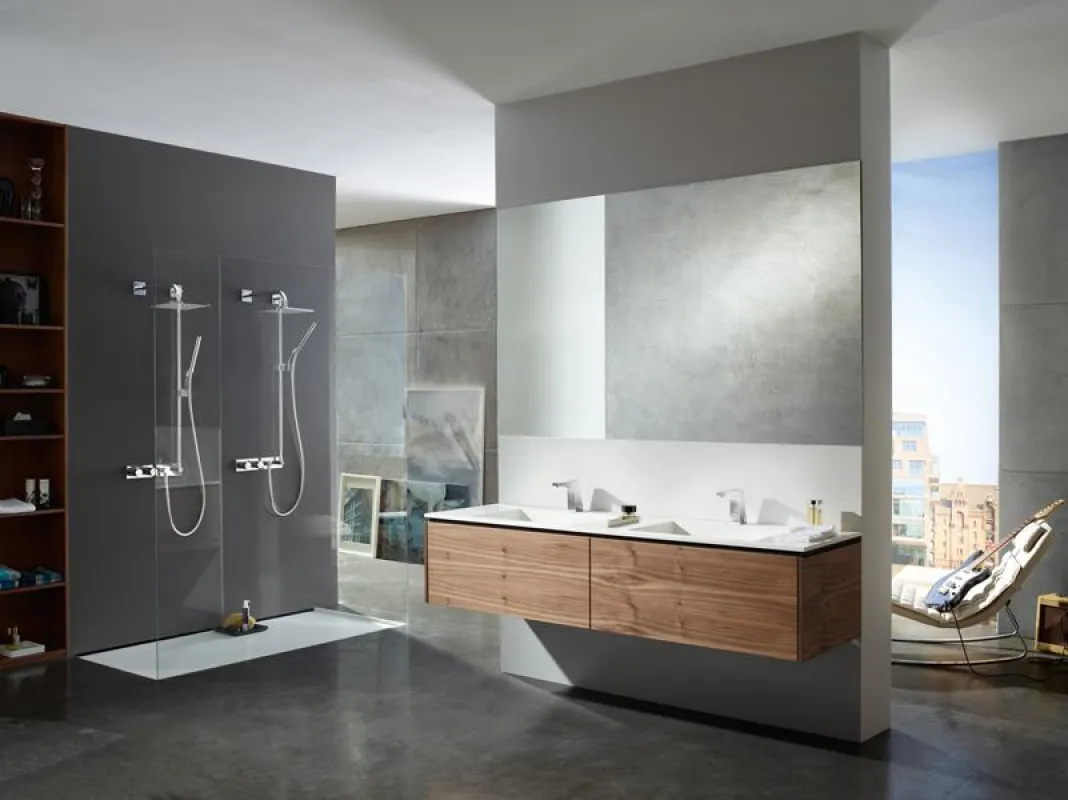 Bäder mit klarem architektonischem Gesamtkonzept. Foto: Hansa Armaturen GmbH