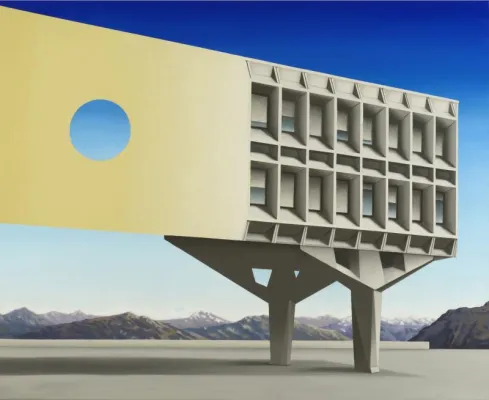 Gemalte Architekturen - Spanische post-konzeptuelle Figuration Bild: Gemalte Architekturen - Spanische post-konzeptuelle Figuration