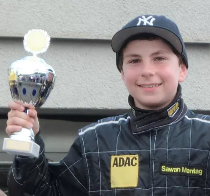 Bild: 13 jähriger Berliner sichert sich seinen 6. Kart Meisterschaftstitel