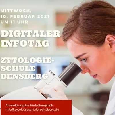 Ausbildung Zytologieassistentin startet - Sicherer Job in Medizin & Diagnostik: Online-Infotag am 10.2. Bild: Ausbildung Zytologieassistentin startet - Sicherer Job in Medizin & Diagnostik: Online-Infotag am 10.2.