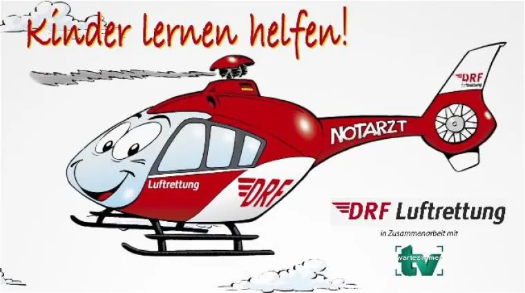 Bild: Hubschraubereinsatz im Wartezimmer