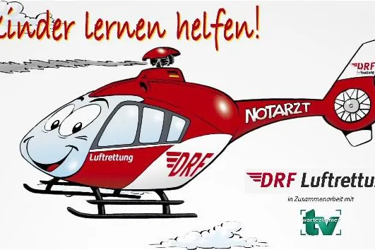 Bild: Hubschraubereinsatz im Wartezimmer