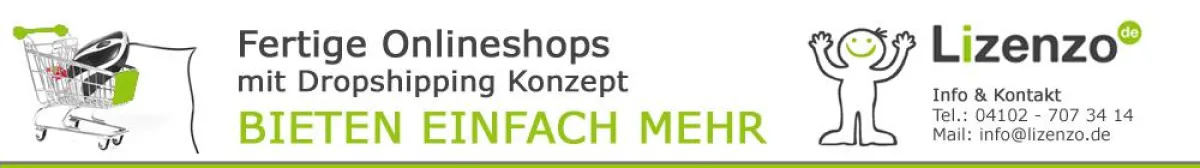 Dropshipping mit einem schlüsselfertigen Onlineshop