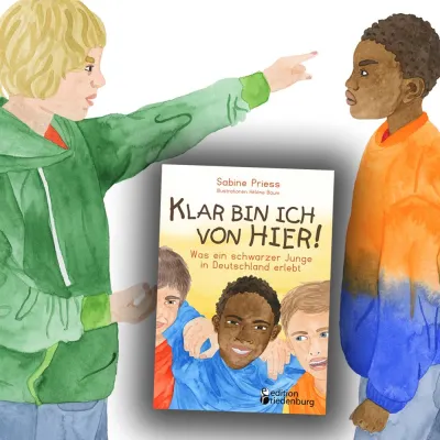 Krause Haare, dunkle Haut: Malik erzählt in "Klar bin ich von hier!", was er als schwarzer Junge erlebt Bild: Krause Haare, dunkle Haut: Malik erzählt in "Klar bin ich von hier!", was er als schwarzer Junge erlebt