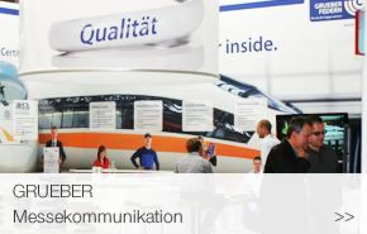 Bild: Erfolgreicher Messeauftritt auf der InnoTrans 2010 dank headline:Werbeagentur.