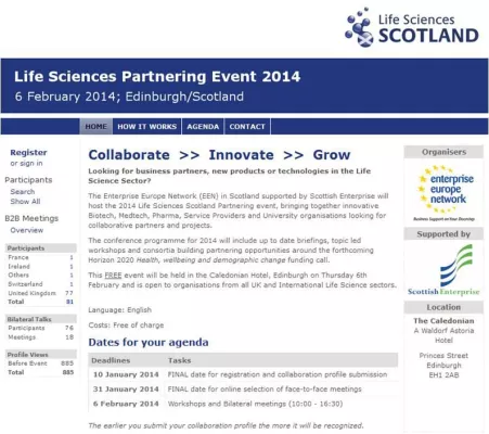 Bild: Life Science Partnering Event 2014