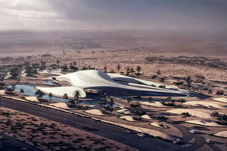 Bild: Zaha Hadids Dünen für die Wüste im Osten der VAE