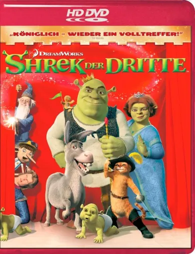 "Shrek der Dritte" ab 10.12. auf HD-DVD Bild: "Shrek der Dritte" ab 10.12. auf HD-DVD