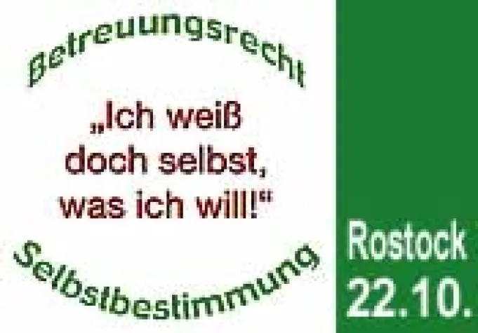 Bild: Tagung ''Betreuungsrecht und Selbstbestimmung'' in Rostock