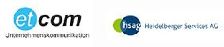 Bild: etcom Unternehmenskommunikation und hsag Heidelberger Services AG beschließen Kooperation
