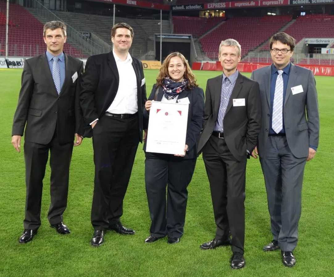 Preisverleihung im Kölner RheinEnergieStadion