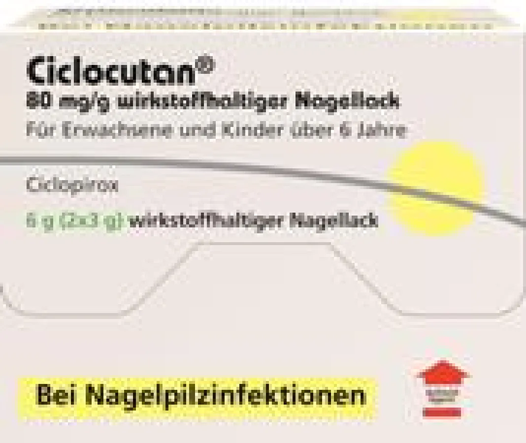 Ciclocutan Nagelack bei Nagelpilz
