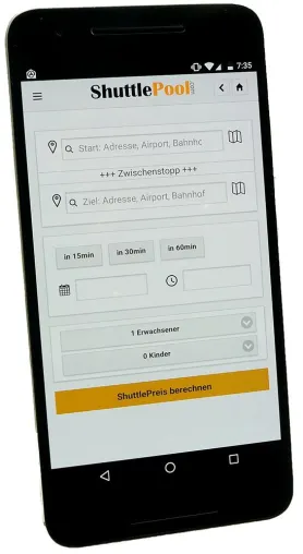 Die neue Taxi App ist da. Bild: Die neue Taxi App ist da.