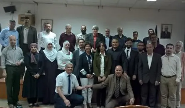 Bild: HdWM: Vizepräsidentin Prof Dr. Dolores Sanchez Bengoa zum wissenschaftlichen Austausch in Ramallah (Palästina)